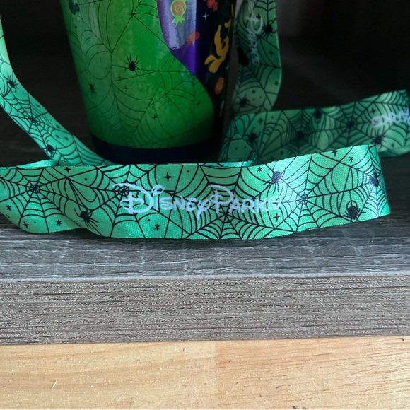 Disney Parks 2022 Oogie Boogie Stainless Steel Tumbler with Lanyard Hold - Picture 7 of 7